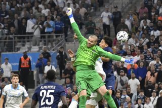 Lucas Chevalier s'est raté et l'OM a pu battre le PSG au Vélodrome KEYSTONE/AP/Philippe Magoni